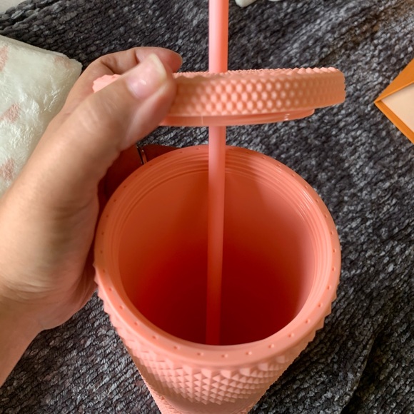 New Starbucks Matte Pink Studded Tumbler - Picture 3 of 5